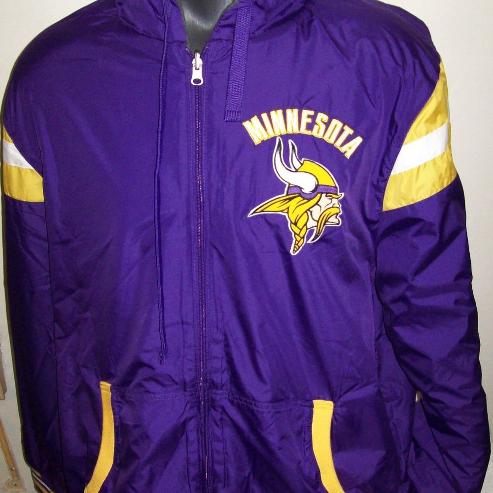 MINNESOTA VIKINGS Reversible Hooded Jacket XL